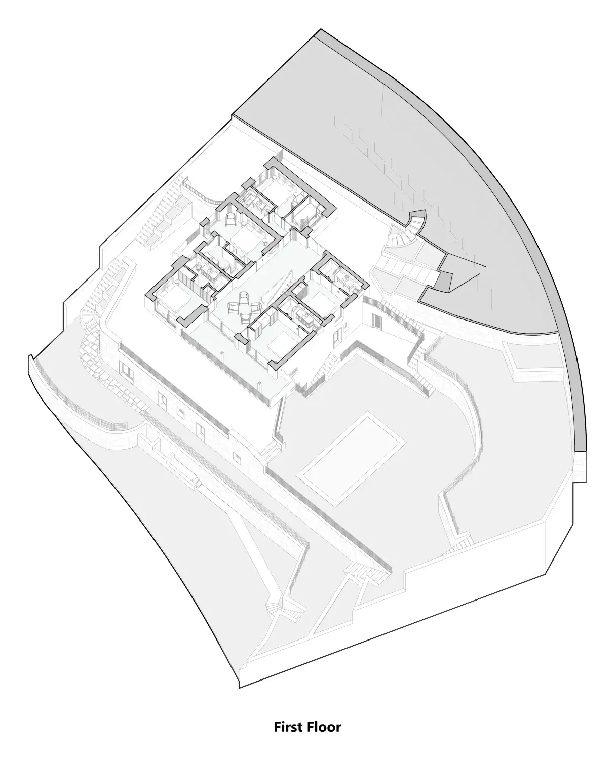 Villa Cacciarella – drawing 3 of 4